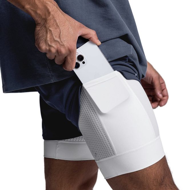 Hovedbilde Shorts med kompresjon – 2-i-1 ...